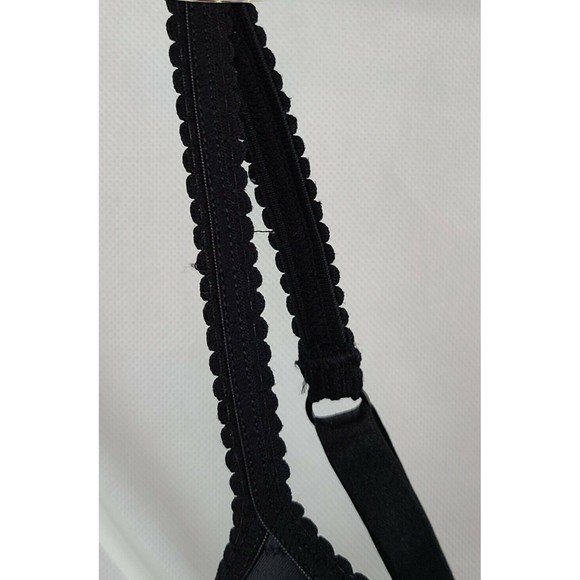 32C Black Lightly Padded Underwire Demi Bra - Picture 3 of 6